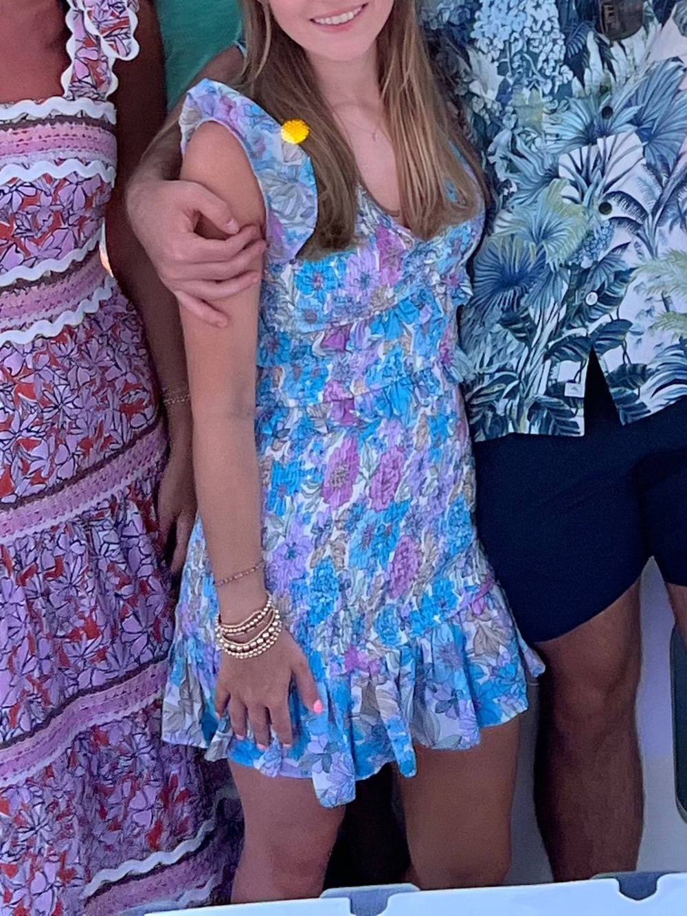 Karlie smocked floral dress